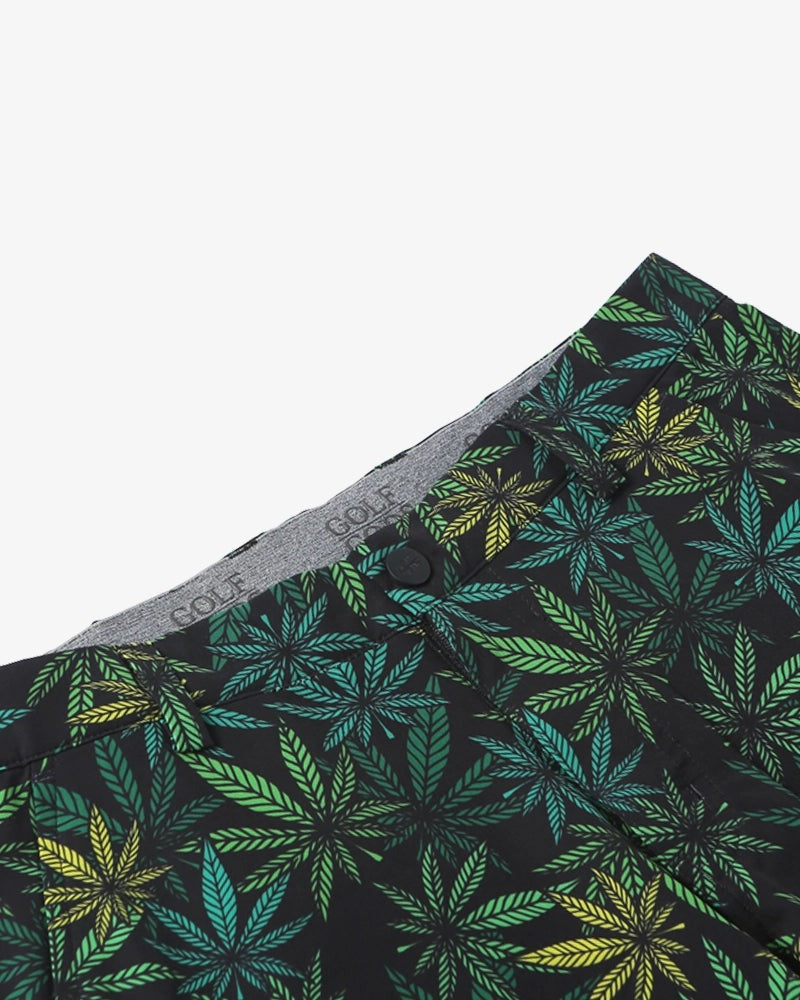 GOLF GODS - GOLF GODS Men's Devil's Lettuce Soft Feel Golf Shorts - The Agora Bangkok